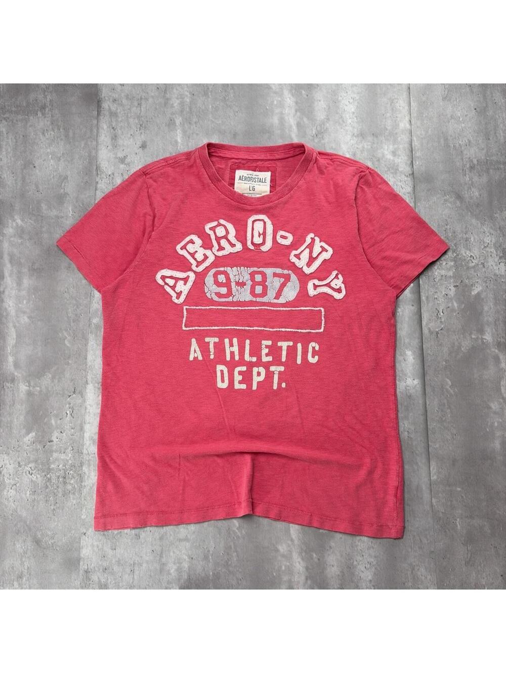 Y2K Coral Aeropostale Grunge Skater T-Shirt